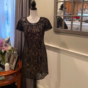 Black decode cocktail dress never worn no tags